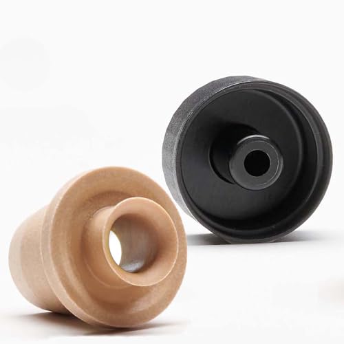 19.5mm Synthetic Bar Top Pourer Corks with Black Cap - Pack of 12 for Oils & Vinegars
