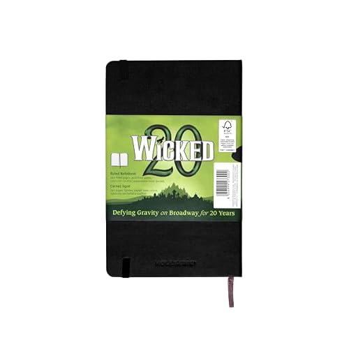 Moleskine Limited Edition Wicked Notebook, Large, Ruled, Black, Hard Cover (5 x 8.25)