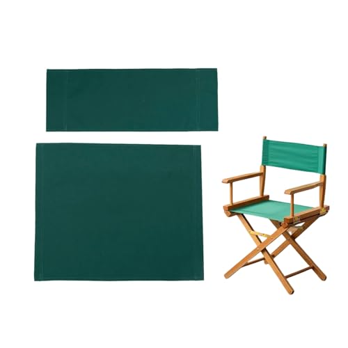 Director Chair Canvas Replacement Set with Wood Sticks - Army Green