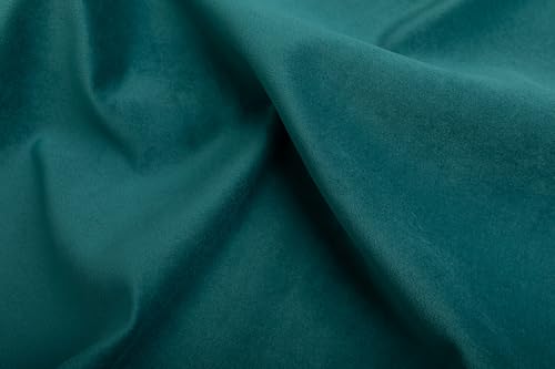 Velvet Slipcover for IKEA Ektorp Loveseat - Teal Blue