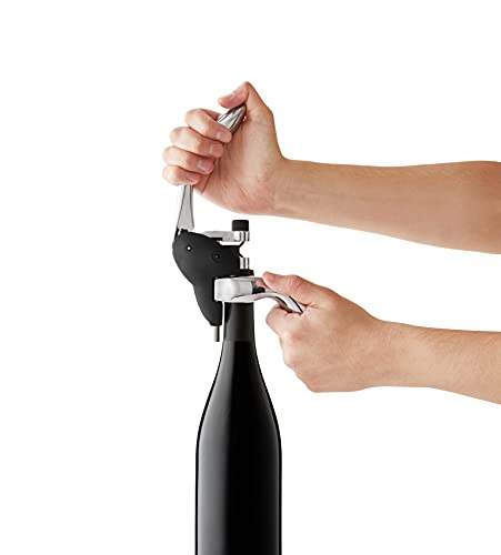 Houdini W9826 Lever Corkscrew Kit with Foil Cutter & Extra Spiral - Easy Wine Opener