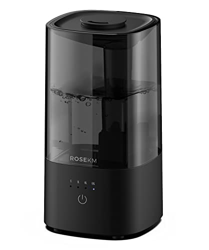 2.0L Cool Mist Ultrasonic Humidifier for Bedroom and Nursery, Black