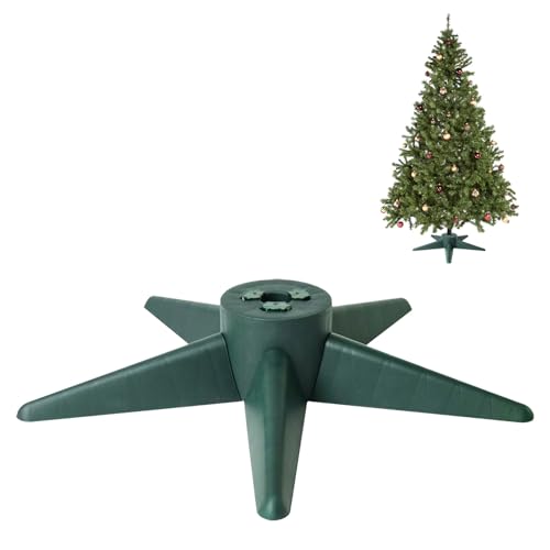 Adjustable Christmas Tree Stand for Artificial Trees Up to 7 Ft, Green