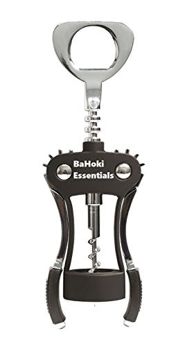 Wing Corkscrew Wine & Beer Bottle Opener - Ergonomic Dual-Lever Design