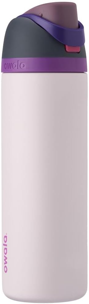 Owala FreeSip 24 oz Insulated Stainless Steel Water Bottle - BPA-Free, Ideal for Sports & Travel, Dreamy Field