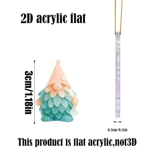 Sea Glass Gnome Advent Calendar - 24 Days Christmas Countdown with Ornaments