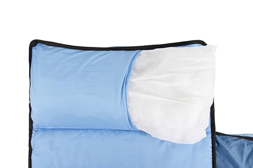 Blue Spiderman Kids Nap Mat with Pillow & Blanket - Toddler Travel Bed