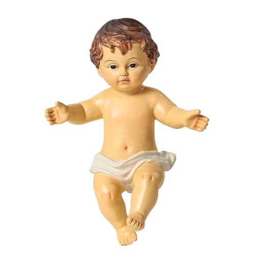 2.4-Inch Baby Jesus Nativity Figurine for Manger Scene and Easter Decor