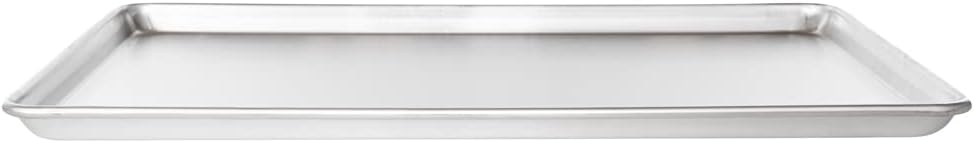 Restaurantware Met Lux Heavy-Duty 26 x 18 Inch Baking Pan - Durable Aluminum Sheet Pan for Baking & Roasting