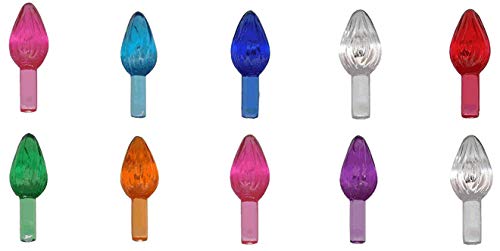 Ceramic Christmas Tree Replacement Lights - Medium Twist Ornaments, 144 Pack