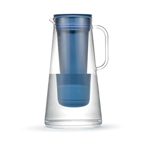 10-Cup Water Filter Pitcher - BPA-Free Purifier for Bacteria & Lead