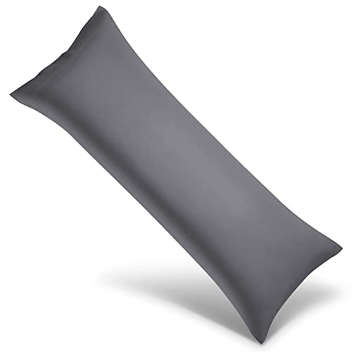 WishSmile Cooling Bamboo Body Pillowcase 20x54 - Silky Soft Pillow Cover