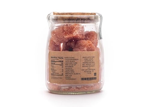 Day Off Equal Old Fashioned Cocktail Mix Cubes - Aromatic & Orange Infused Sugar