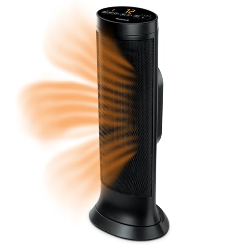 Honeywell Slim Ceramic Tower Heater for Large Rooms with Digital Controls
