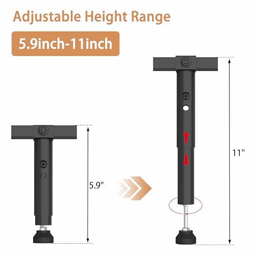 Universal Adjustable Bed Frame Center Support System, 6 to 11 Inch Height