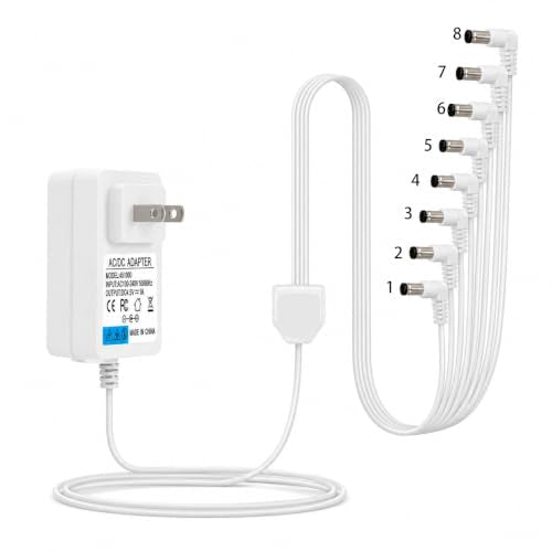 4.5V Power Adapter for Lemax Christmas Halloween Village Lights - Multi-Output Replacement