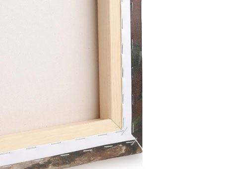 ArtsyCanvas Nashville Touch of Color Skyline 30x20 Gallery Wrapped Canvas Wall Art