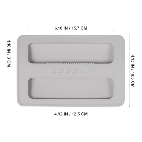 Silicone 2-Slice Toaster Dust Cover - Universal Bread Machine Lid