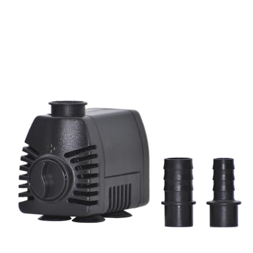 80 GPH Fountain Pump with Low-Water Auto Shut-Off for Small Fountains