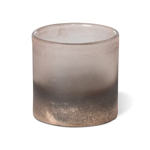 Medium Organic Glass Hurricane Candle Holder - La Boheme Aurora Collection