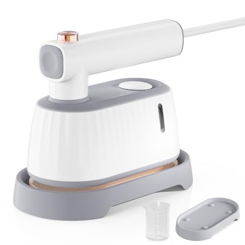 Portable Handheld Garment Steamer & Dry Iron - 2-in-1 Travel Wrinkle Remover