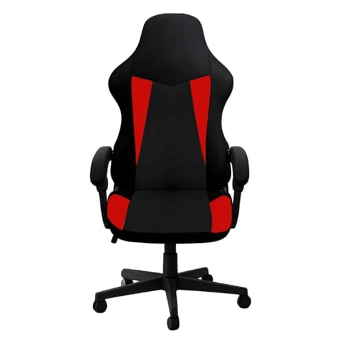 Gaming Chair Cover - Stretchable Breathable Mesh, Scratch Proof, Black-Red