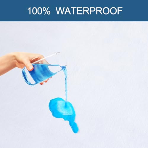 SPRINGSPIRIT Waterproof Mattress Protector Pad - Fitted Deep Pocket Cover