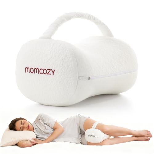 Knee Pillow for Side Sleepers - Soft Memory Foam with Adjustable Strap