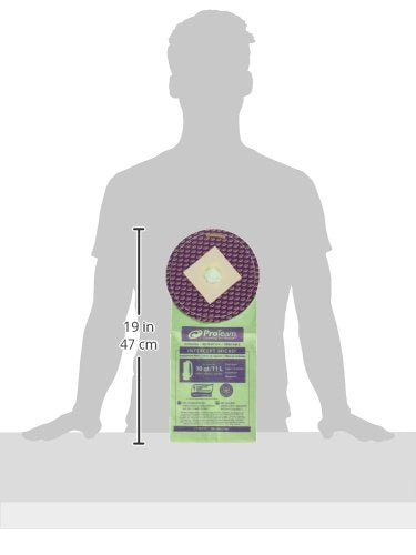 ProTeam Paper Bag, Line Vacer 10 Qt 10 Pack