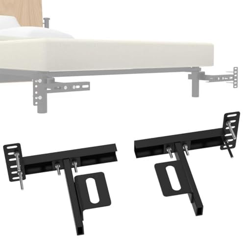 Universal Adjustable Headboard Brackets for Metal Bed Frame, 2 Pack