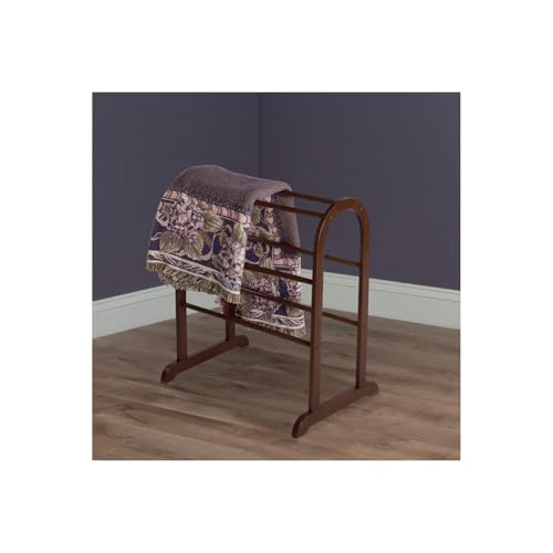 HomeStock Gothic Grace Quilt Rack - Free Standing Blanket & Quilt Organizer