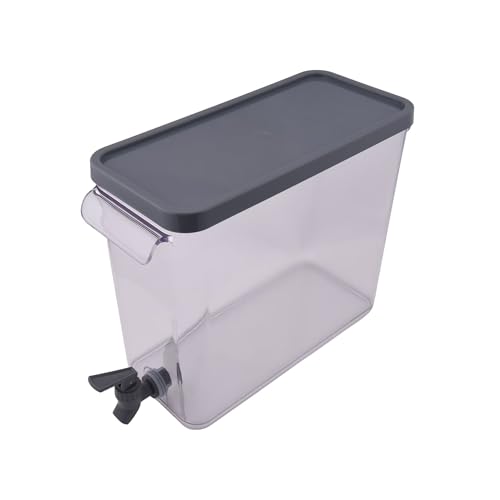 2-Gallon Slim Acrylic Refrigerator Beverage Dispenser - Leak-Proof Water & Drink Organizer