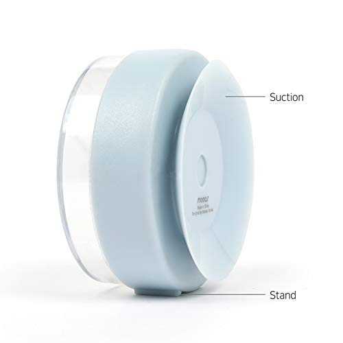 2-Way Waterproof Silent Bathroom Clock with Suction Cup