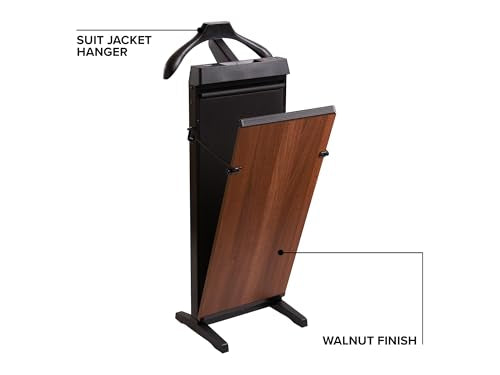 Corby 4400 Walnut Pants Press with Stretcher Bar, Wall Mountable