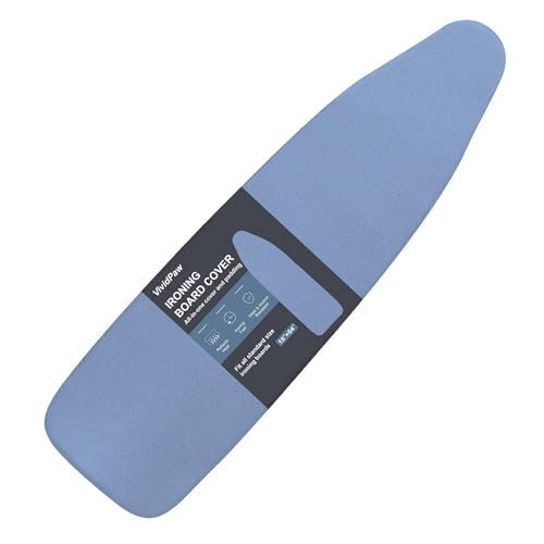 VividPaw Thick Ironing Board Cover and Pad - Standard Size Blue