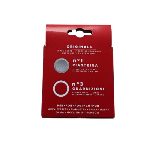 6-Cup Coffee Maker Replacement Gasket and Filter Plate Set, 72mm
