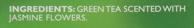 Twinings Green Tea - Jasmine Flavor, Individually Wrapped Bags, 20 Count | Fragrant & Caffeinated