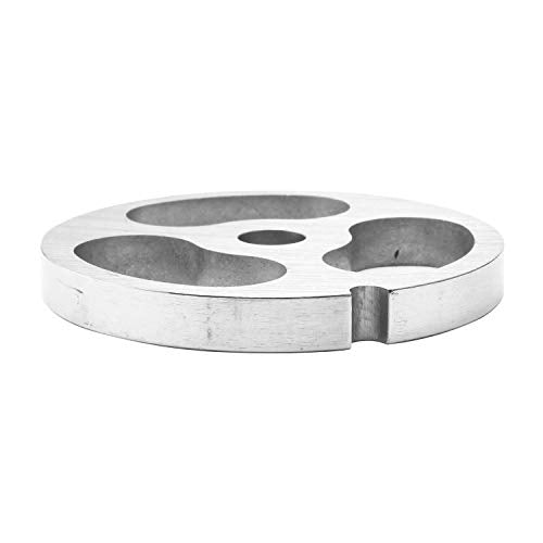 #12 Meat Grinder Plate, 69mm Stainless Steel Stuffing Disc