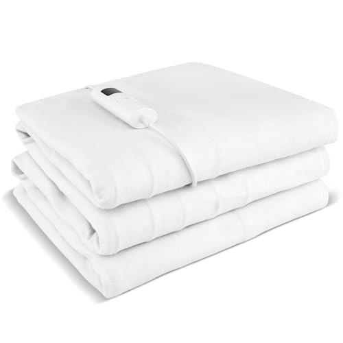 Heated Mattress Pad Twin - Electric Bed Warmer with 9 Heat Settings