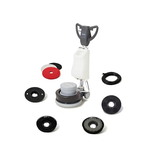 Dapper Supply 17-Inch Grey Heavy-Duty Floor Buffer Polisher Machine 1500W