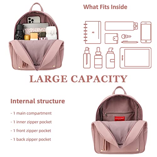 Montana West Girls Backpack Purse Gifts for Kids Anti Theft Backpack with Secured Zipper & Tassel