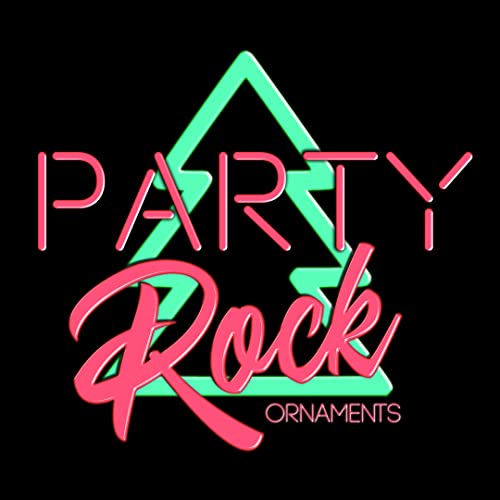 Party Rock Dice Glass Ornament - Entertainment Collection, 2-Inch Decorative Gift