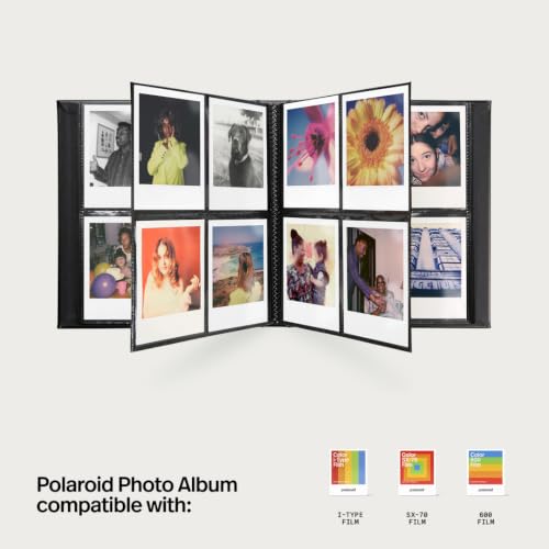 Large Instant Photo Album for 160 Photos, 40 Pages with Cover Display Window