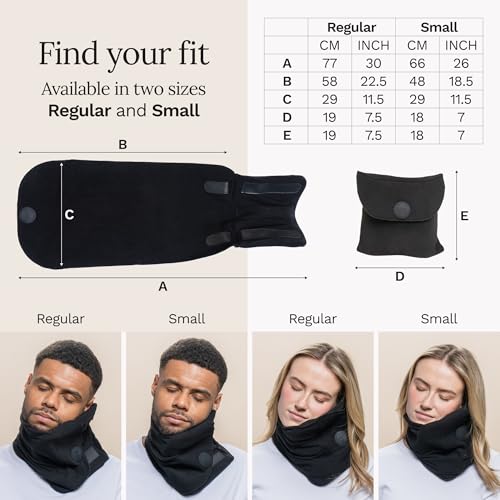 Travel Neck Pillow 2.0 - Soft & Supportive for Airplane Travel