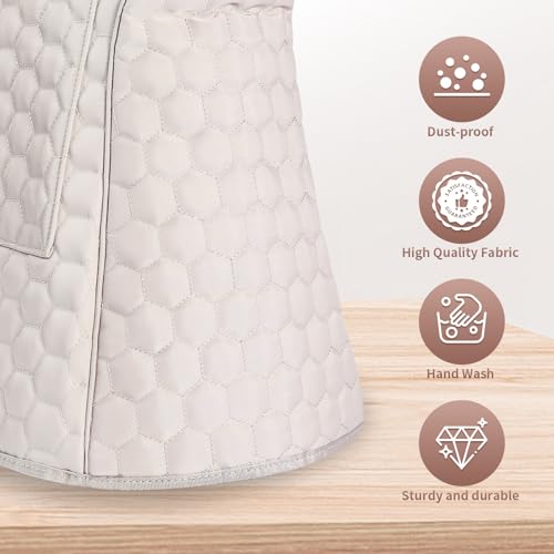Stand Mixer Dust Cover with Storage Pockets for 6-8 Quart Bowl Lift Models
