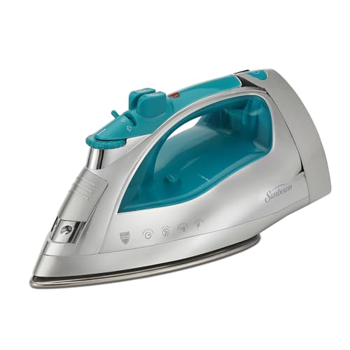 1400W Steam Iron with Nonstick Soleplate and Auto Shut-Off
