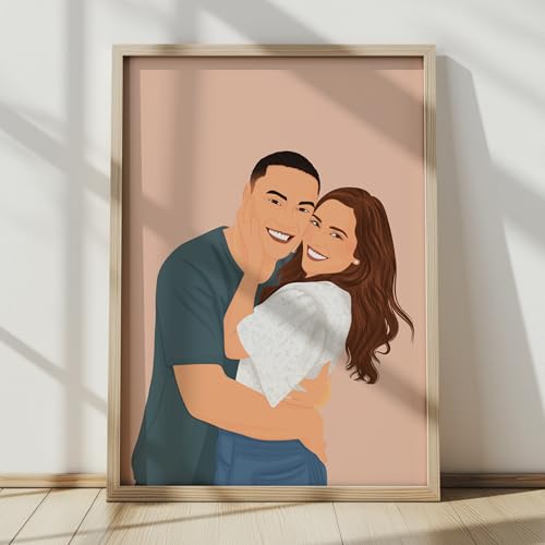 Custom Hand-Drawn Portrait Illustration from Your Photo