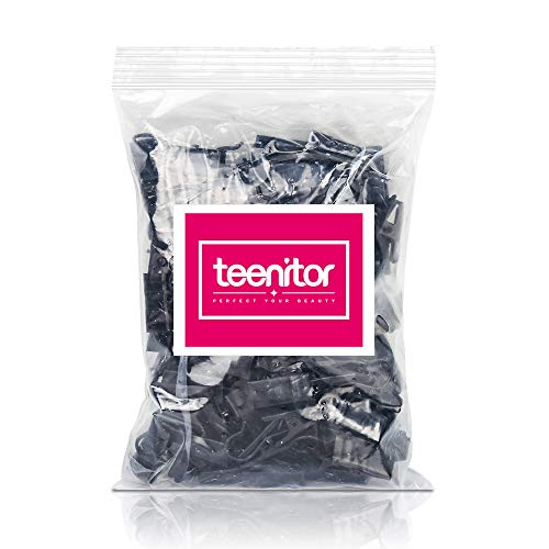 100 Pack Stainless Steel Curtain Clips for String Lights and Drapes, Black