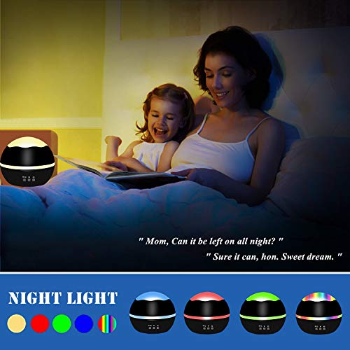 Unicorn Star Projector Night Light for Kids 2-in-1 Bedroom Lamp