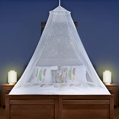 Fully Enclosed Mosquito Net Bed Canopy for Queen & King Beds